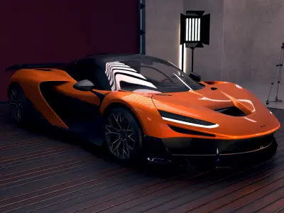 McLaren W1 2024 3D model