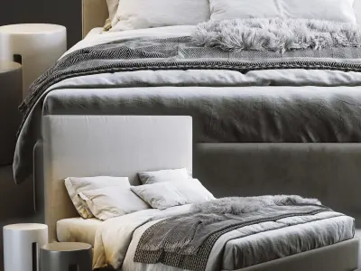 Meridiani Bardo Due Scandinavian Set 3D model