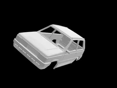 Fiat Panda MKI 3D print model