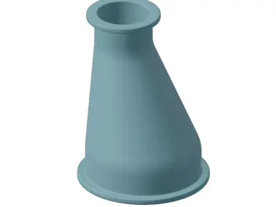 Plastic Eccentric Reducer Toy 3D model