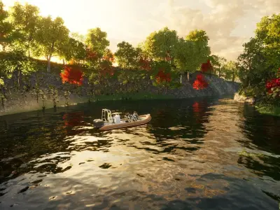 3D Environment Design for Game Free low-poly 3D model