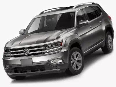 Volkswagen Atlas Teramont 2017 3D model