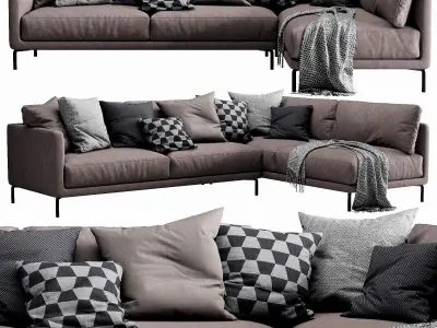 Interface Coco Sectional 4 3D model