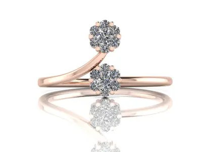  Diamond Ring Jewelry 3D print model