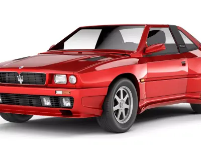 Maserati Shamal 1990 3D model