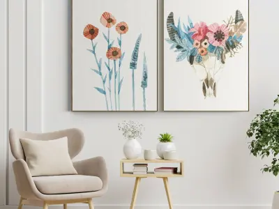 Photo Frame 51 Low-poly 3D model