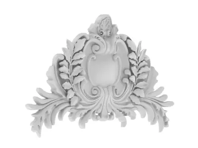 Cartouche Ornament 041 3D model