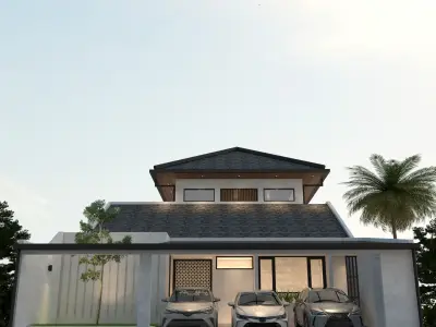 REALISTIC EXTERIOR HOUSE 3D model