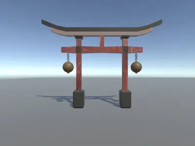 Torii Gates Free low-poly 3D model