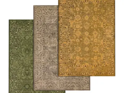 Rug Set 373 3D model