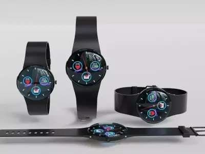 Professional Smartphone Watch - 3D Model Low-poly 3D model