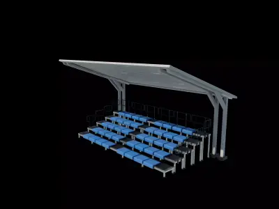 bleacher module  3D model