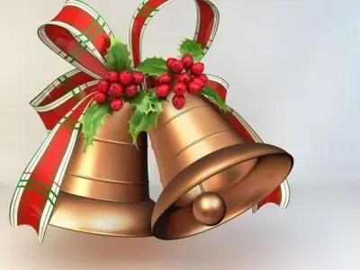Christmas bell 3D model