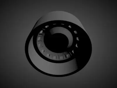 FIAT UNO OEM STEEL RIM scalable and printable 3D print model