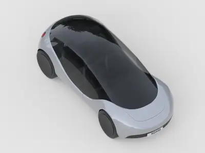 Futuristic Personal Micro EV 3D model