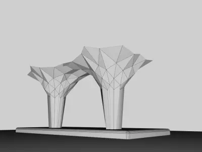 Parametric  architecture  3D model