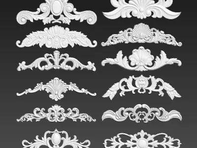 Various patterns 3D model
