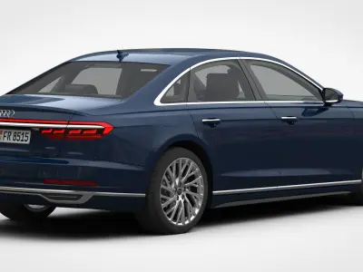 3D Audi A8 2018 3D model