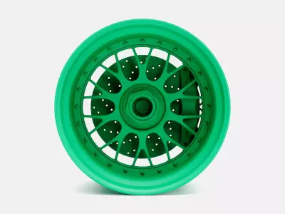 18x13 BBS E87 Wheel and Brake 3D print model