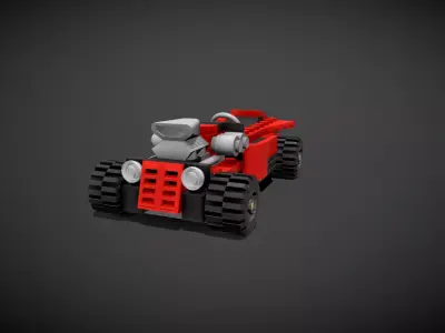 Lego Sport Car Gen 2 3D model