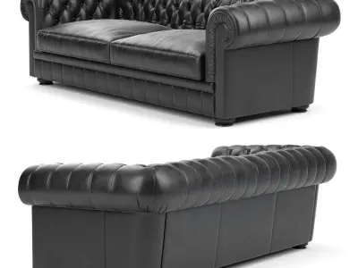 King Sofa By Natuzzi 3D model