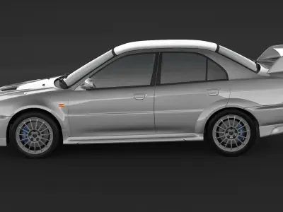 Mitsubishi Lancer Evolution 6 3D model