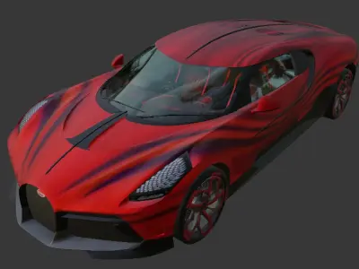 PUBG vehicles Sport pack 2 Low-poly 3D model