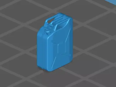 Metal canister 20L Scale model 1 43 3D print model