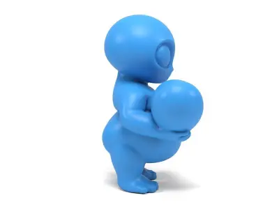 Loving Alien 2 3D print model