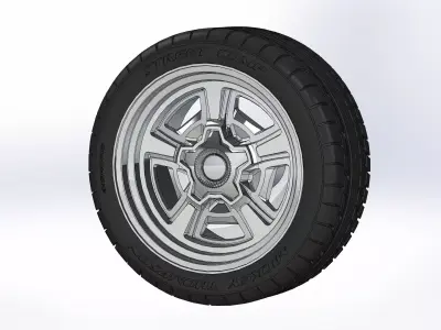 Custom wheels American Racing Marauder for scale model  3D print model