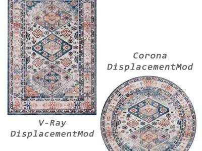 Rugs No 717 Low-poly 3D model