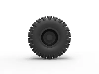 Offroad wheel 7 3D print model