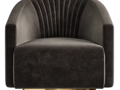 Viola Armchair By Elve Luxury 3D model