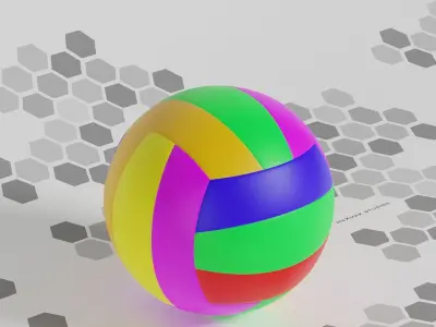 Volleyball 3D model