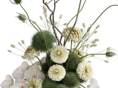 Flower In Vase 121 3D model