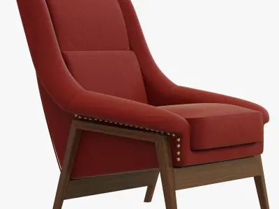 Brabbu INCA ARMCHAIR 3D model