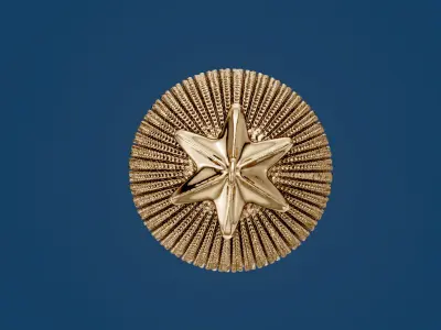 Knitted Christmas Ball 3D print model