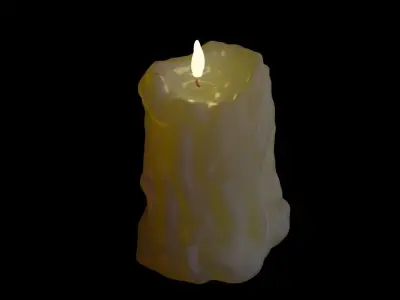 candle 3D model