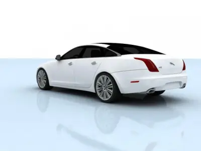 Jaguar XJ 2010 3D model