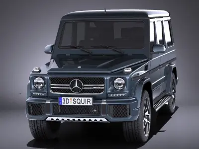 Mercedes-Benz G63 AMG 2017 VRAY 3D model