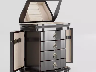 Cabinet-drawers for jewelry 3D model