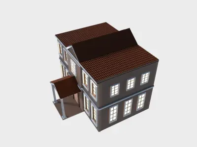 Classic House 3D model