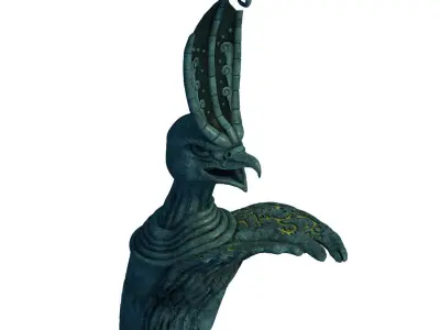 Stone Town Magic Cave - Stone Eagle 01 3D model