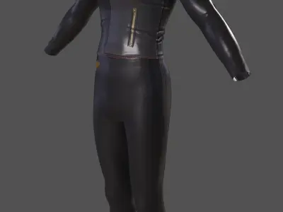 motorcyclists clothing Free low-poly 3D model