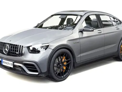Mercedes Benz GLC 63 S AMG Coupe 3D model