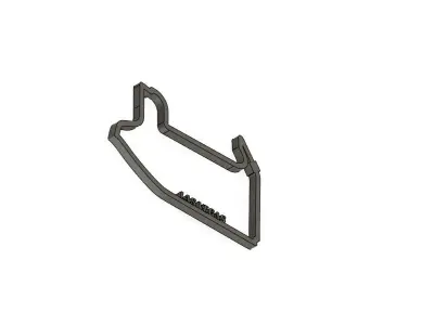 Las Vegas F1 Racing Track 2025 3D print model