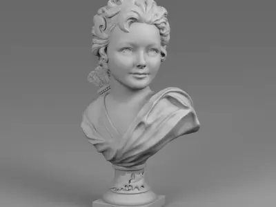 Bust of Cupid  3D print model