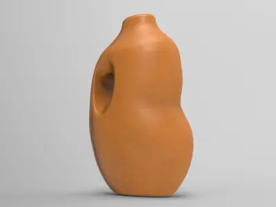 Rura Vase Low-poly 3D model