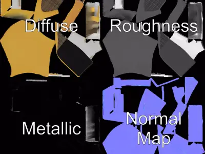 Golden Wave Theater model pack Low-poly 3D model