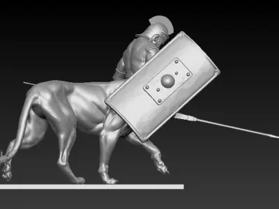 Roman sphinx 3d model 3D model